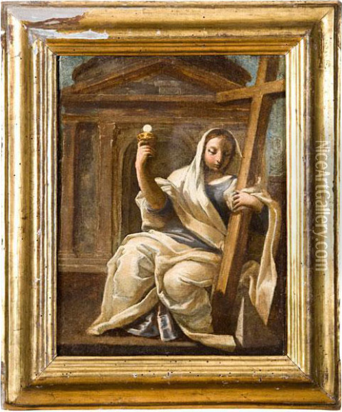 Allegoria Della Religione Oil Painting - Giuseppe Maria Crespi