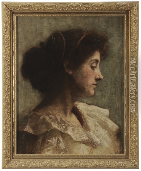 Portrait Of A Woman Oil Painting - Margaret Collyer