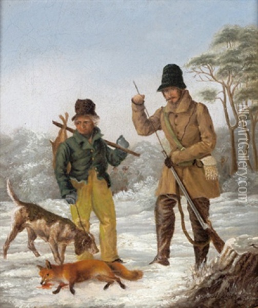 Erfolgreiche Jagd Oil Painting - Raimund Moessmer