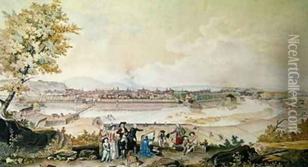 Visit of Louis Philippe Joseph 1747-93 Duke of Orleans to Besancon in 1780 Oil Painting - Louis-Nicolas de Lespinasse