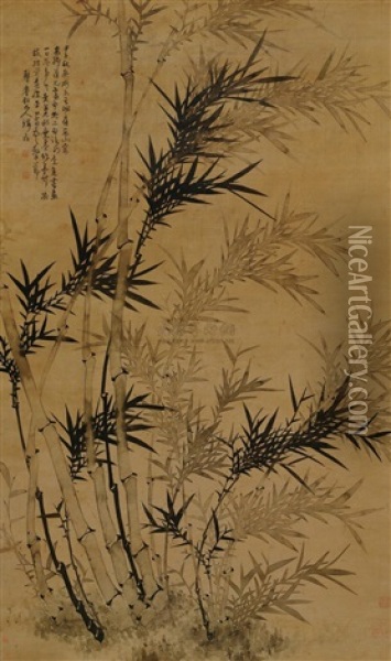 Bamboo Oil Painting -  Gui Zhuang