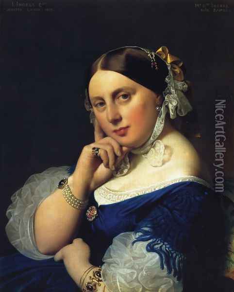 Delphine Ramel, Madame Ingres Oil Painting - Jean Auguste Dominique Ingres