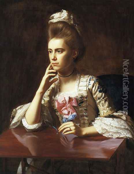 Mrs Richard Skinner Oil Painting - John Singleton Copley