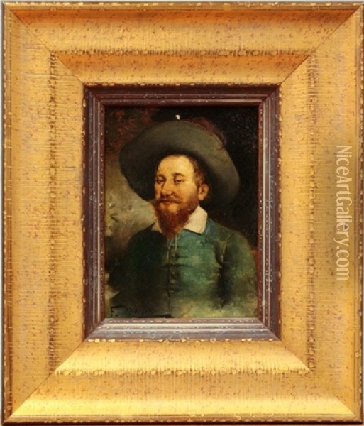 Portrait Of A Gentleman Oil Painting - Francois Maury