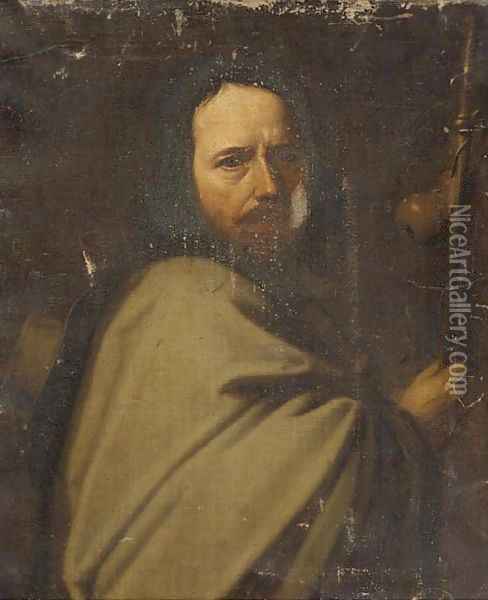 Saint James the Greater Oil Painting - Valentin De Boulogne