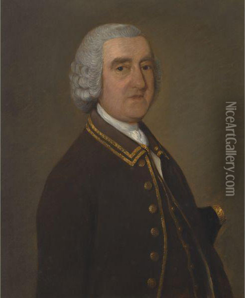 Portrait Of Richard Lowndes (c.1707-1775) Oil Painting - Thomas Gainsborough