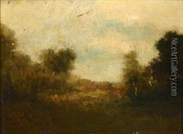 Rural Landscape Oil Painting - George Herbert McCord