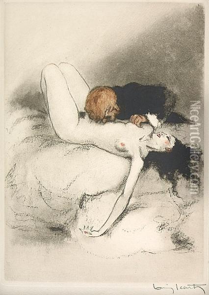 Selected Book Plates Oil Painting - Louis Icart