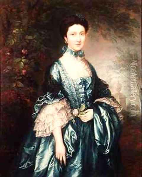 Miss Theodosia Magill Countess Clanwilliam Oil Painting - Thomas Gainsborough
