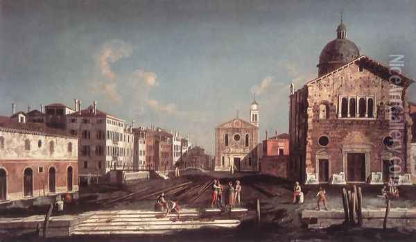 San Giuseppe Di Castello 1745 Oil Painting - Francesco Albotto