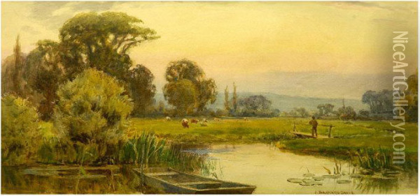 Born 1861 (bowness, Windermere). Oil Painting - Joseph Barnard Davis