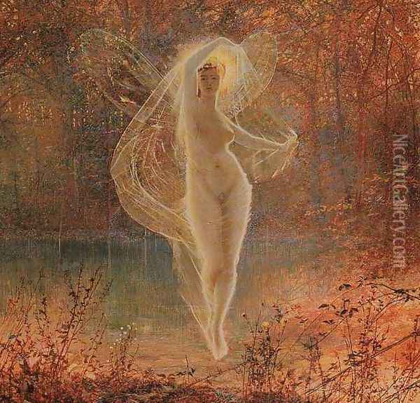 Autumn I Oil Painting - John Atkinson Grimshaw