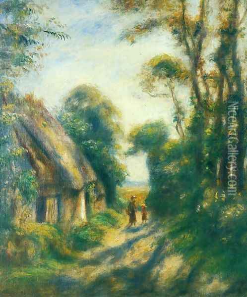 Near Berneval Oil Painting - Pierre Auguste Renoir