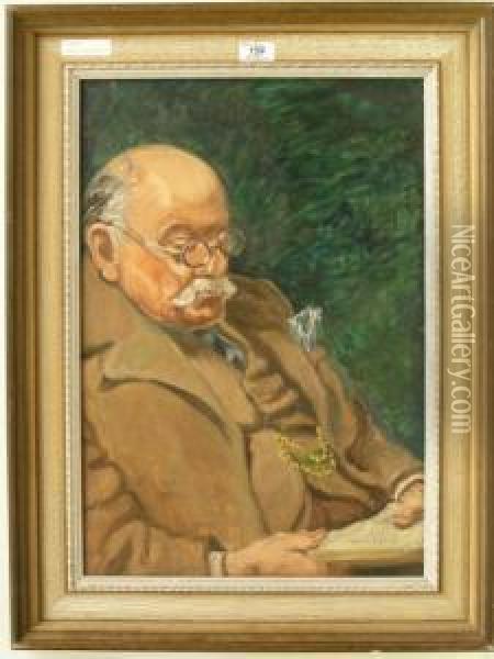 Self Portrait Oil Painting - George Anderson Short