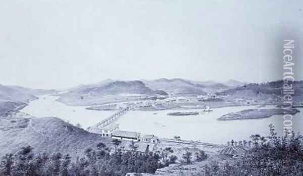 Panorama of the Pirahy area Oil Painting - C. Lindo