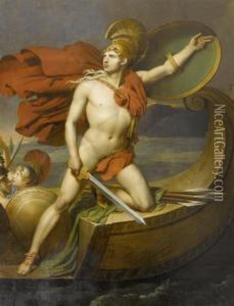 Achilles Landing In Troy Oil Painting - Henry Thomas