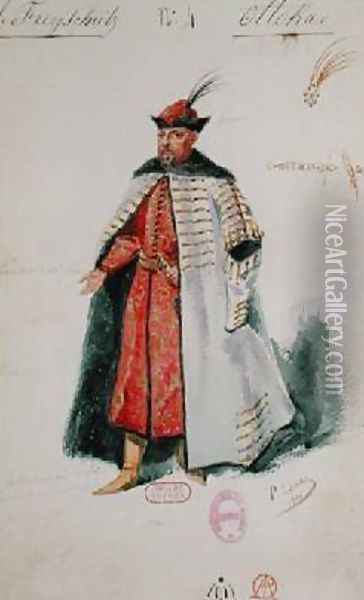Prince Ottocar from the opera Der Freischutz Oil Painting - Paul Lormier