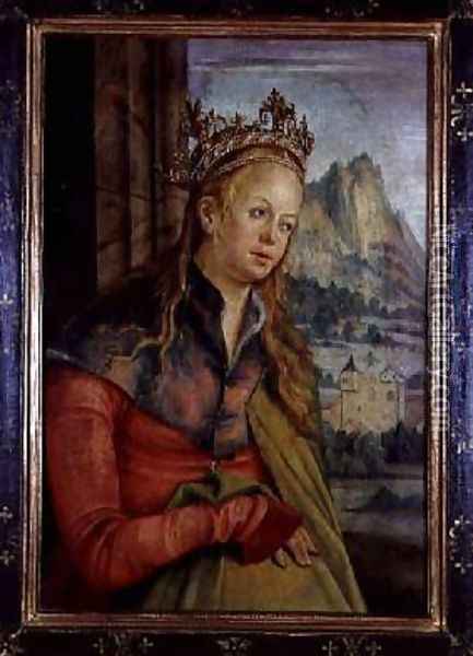 St Catherine Oil Painting - Hans Suess Kulmbach