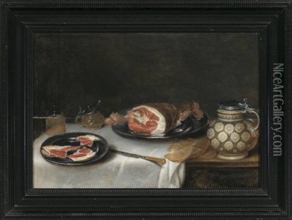 Bodegon Oil Painting - Alexander Adriaenssen the Elder