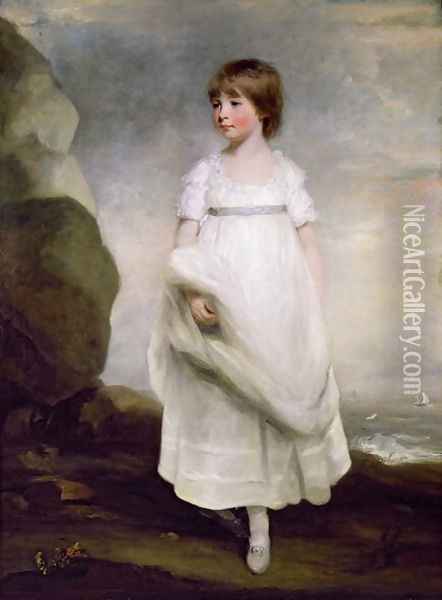 Portrait of Anne Isabella Milbanke 1792-1860 Oil Painting - John Hoppner
