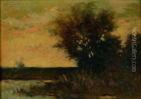 Twilight Oil Painting - Arthur Hoeber