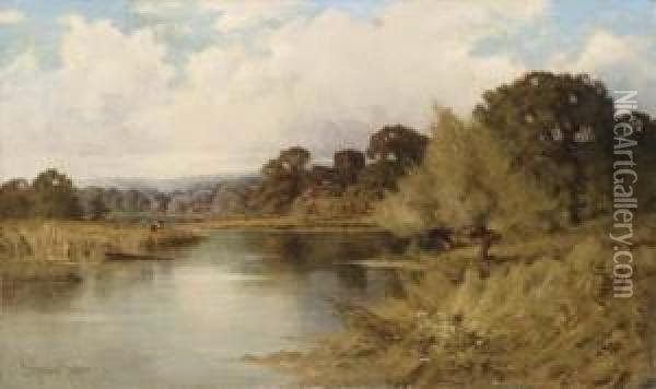 A Summer Afternoon Oil Painting - John Horace Hooper