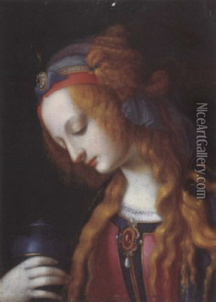 Saint Mary Magdalene Oil Painting -  Bacchiacca