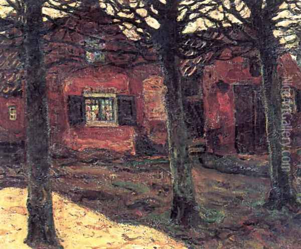 Street in Holland 1902 Oil Painting - Izsak Perlmutter