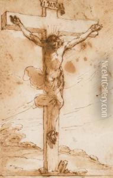 Christ En Croix Oil Painting - Ubaldo Gandolfi