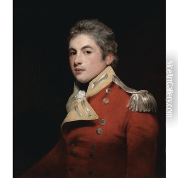 Portrait Of George Gordon, 5th Duke Of Gordon Oil Painting - Sir John Hoppner