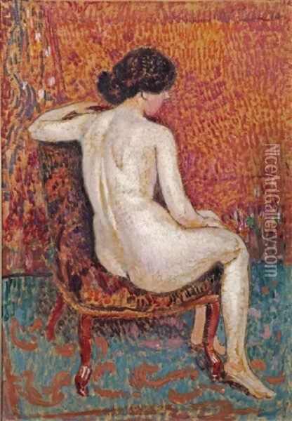 Nude Oil Painting - Georges Lemmen