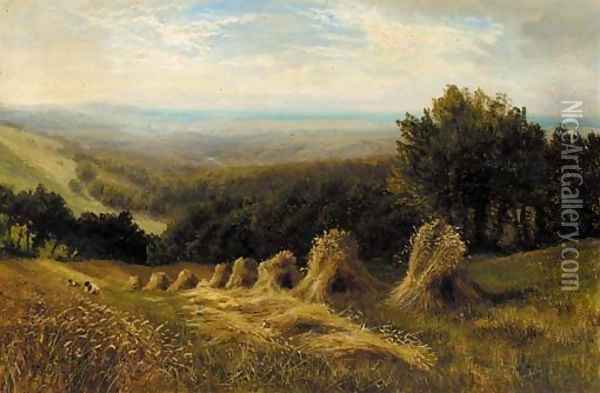 Harvest Oil Painting - George Vicat Cole