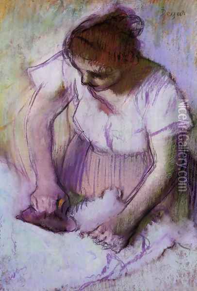 Woman Ironing IV Oil Painting - Edgar Degas
