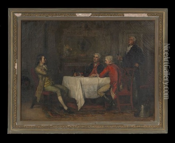 The King's Health Oil Painting - Percival de Luce