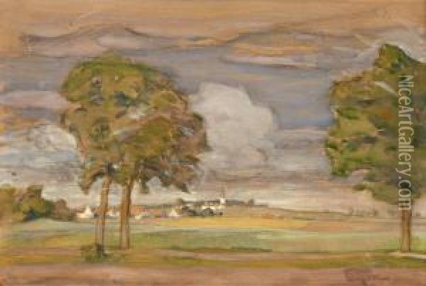 Landskap Oil Painting - Prince Eugen Of Sweden