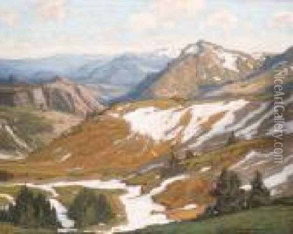 Summer Thaw Oil Painting - William Wendt