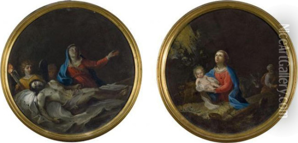 La Lamentation Sur Le Christ Mort Oil Painting - Jacques De Stella