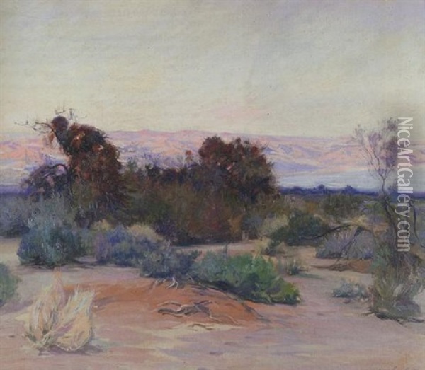 Mojave Desert Oil Painting - John Frost