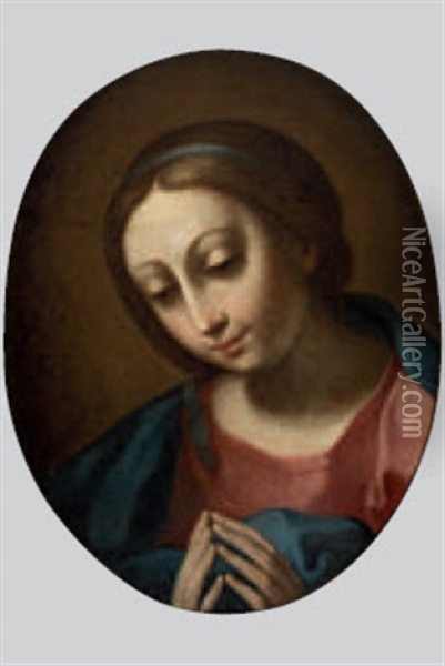 Muttergottes Im Gebet Oil Painting - Carlo Dolci