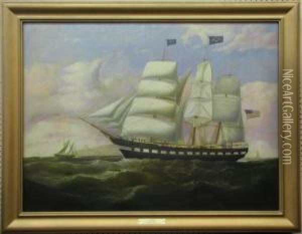 Hove To For Pilot Off Point Linus Oil Painting - Duncan Mcfarlane