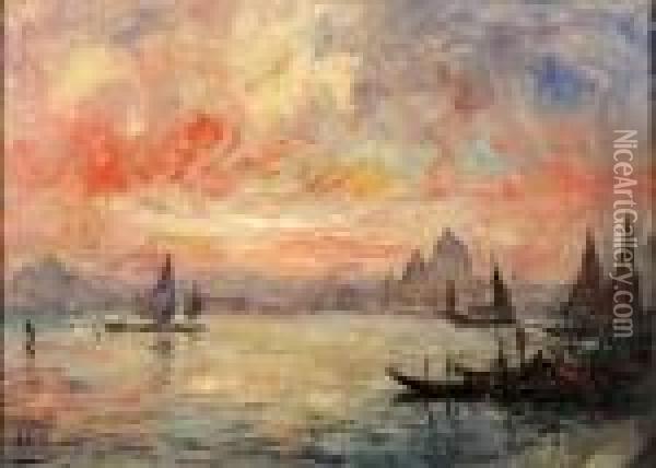 Soir A Venise Oil Painting - Armand Jamar