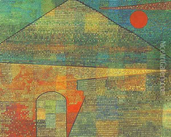 Ad Parnassum Oil Painting - Paul Klee