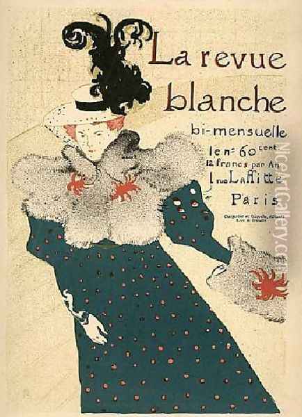 Le Revue Blanche Oil Painting - Henri De Toulouse-Lautrec