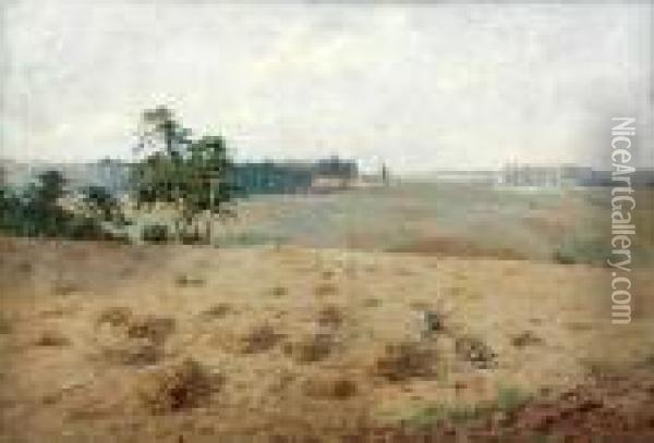 Pejzaz Z Raclawic, 1893-1894 Oil Painting - Jan Styka