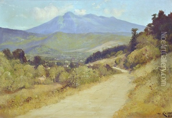 San Anselmo Valley Oil Painting - William Keith