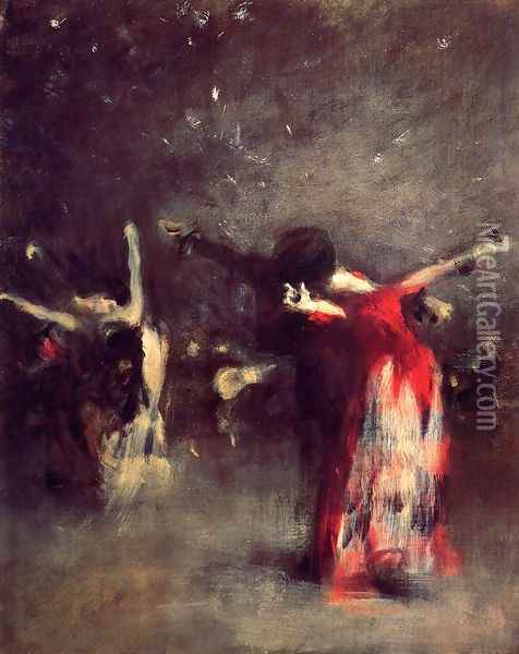 Study for 'The Spanish Dancer' Oil Painting - John Singer Sargent