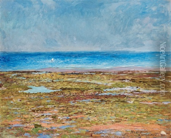 Havsbris - Luc-sur-mer (sea Breeze -luc-sur-mer) Oil Painting - Carl Fredrik Hill