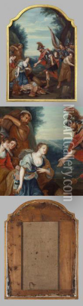 Historische Genreszene Oil Painting - Frans II Francken