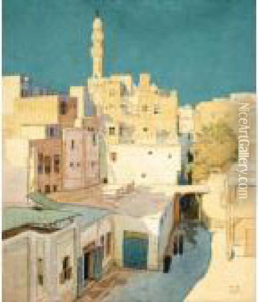 Cairo Oil Painting - Ivan Iakovlevich Bilibine