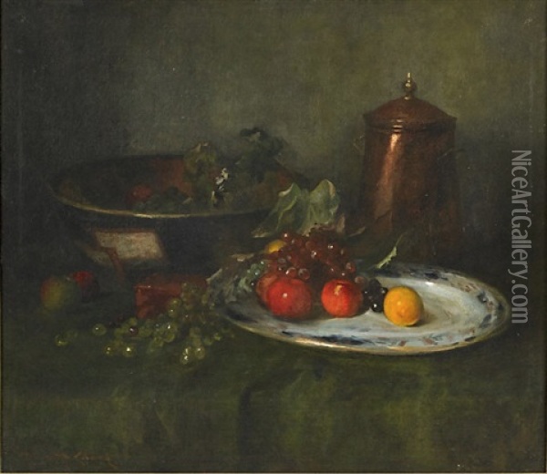 The Copper Urn Oil Painting - William Merritt Chase